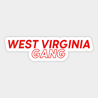 West Virginia Gang Sticker